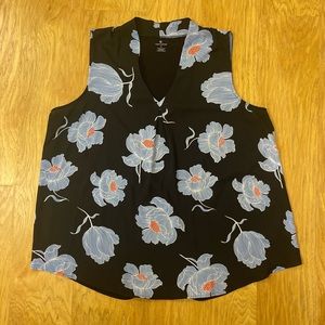 Worthington Tank Top Floral Blouse